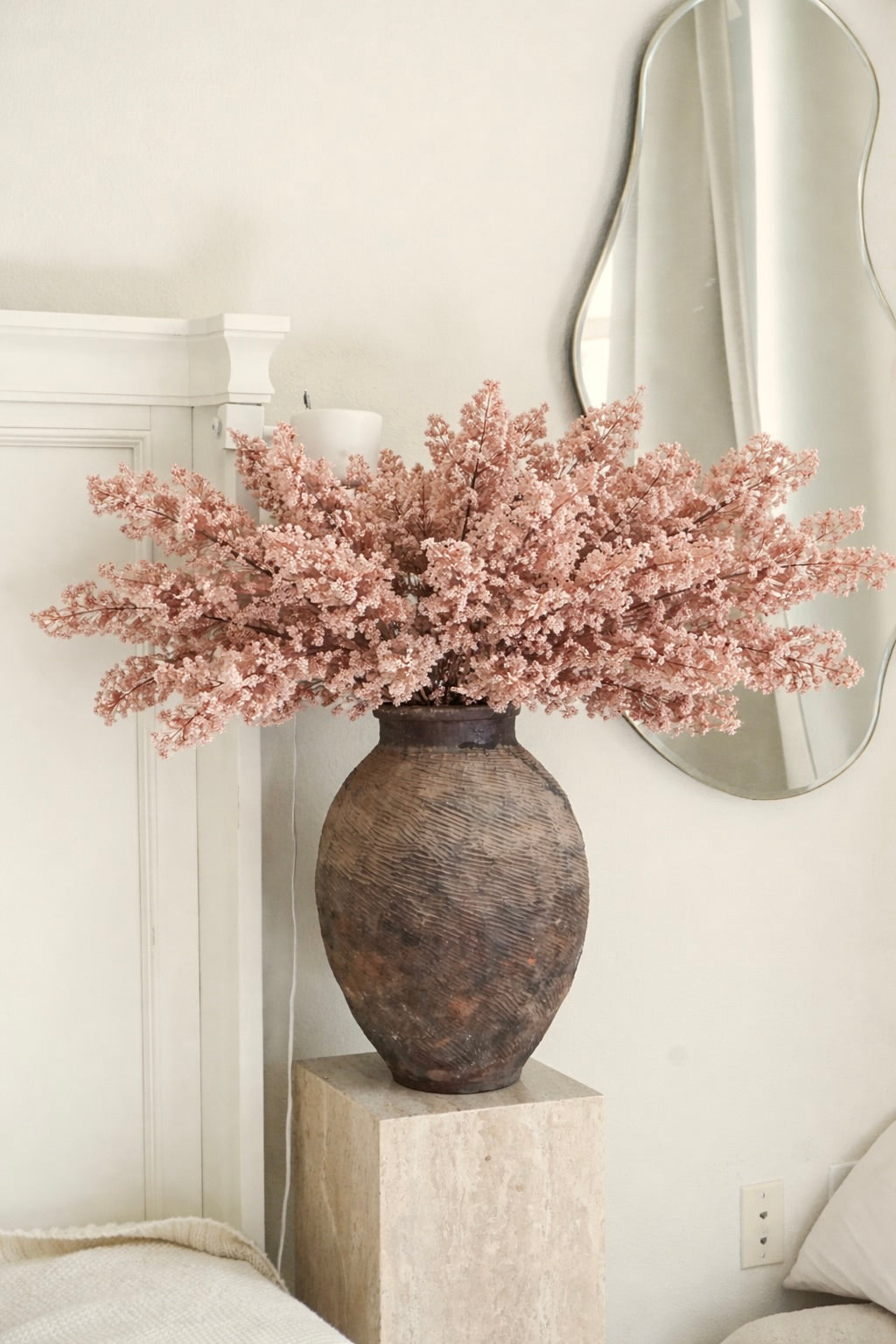 Tall Artificial Berry Stem Bundle, Pink, 32‘’
