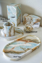Blue Onyx Vanity Decor Set
