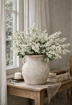 43'' Artificial Berry With Leaves--Purple