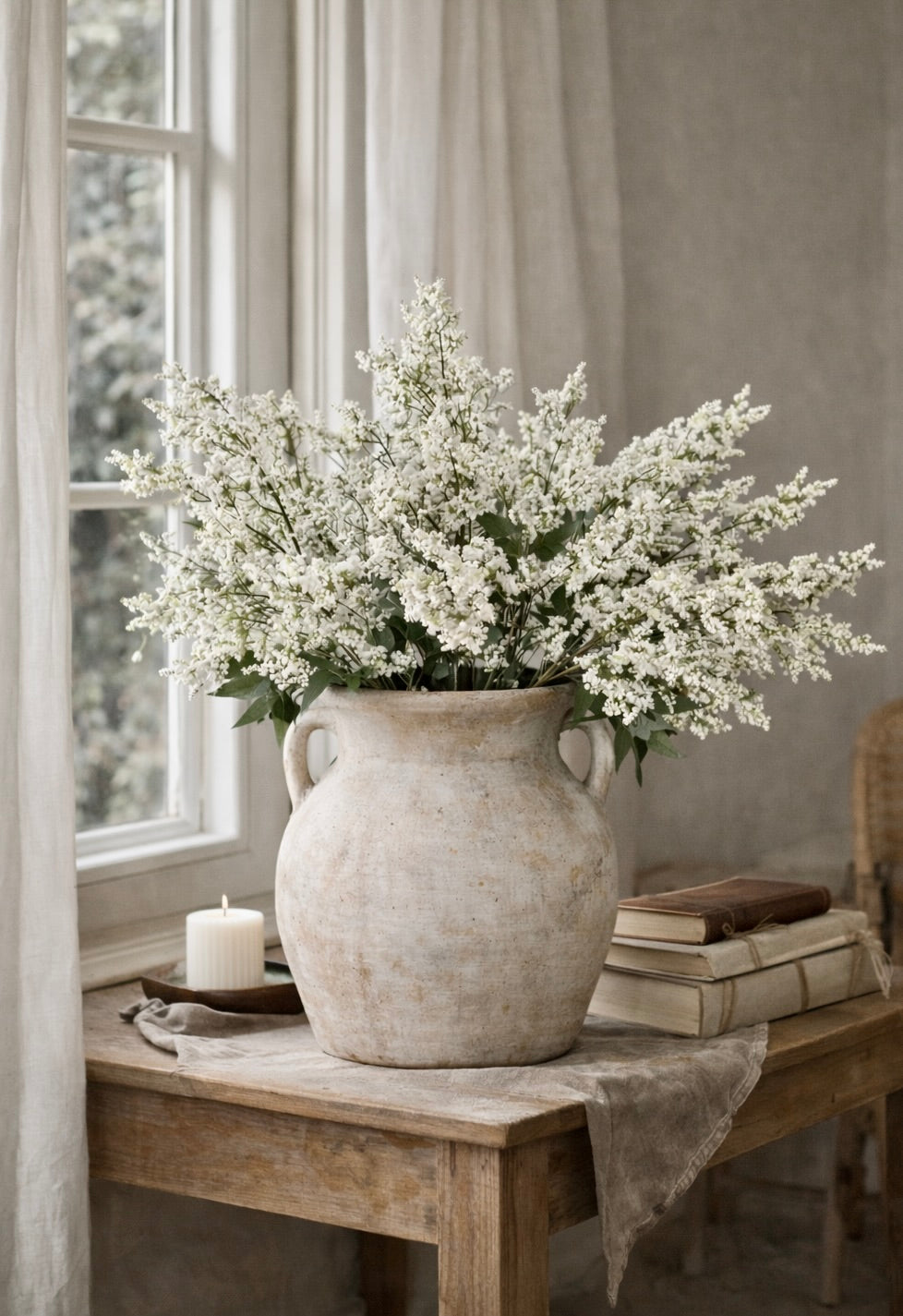 43'' Artificial Berry With Leaves--Purple