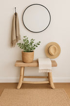 YangYi Vintage High Wood Console Stool