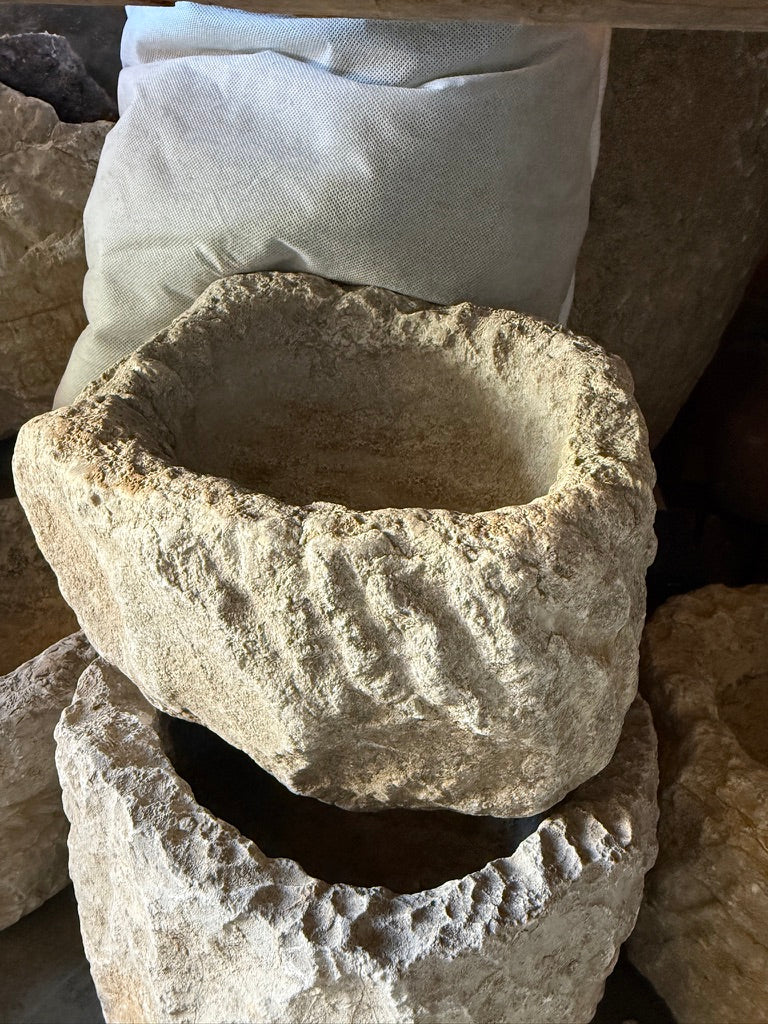 Vintage Stone Bowl Mortar