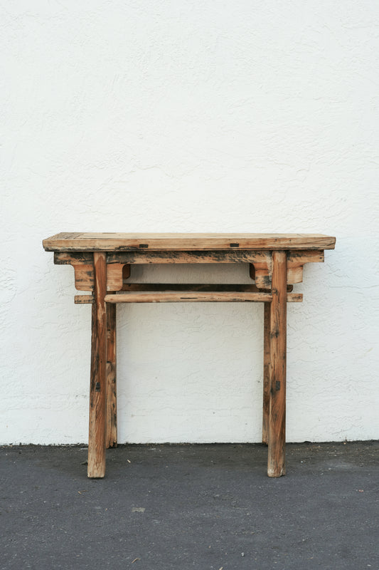 QingI Vintage Rustic Console Table