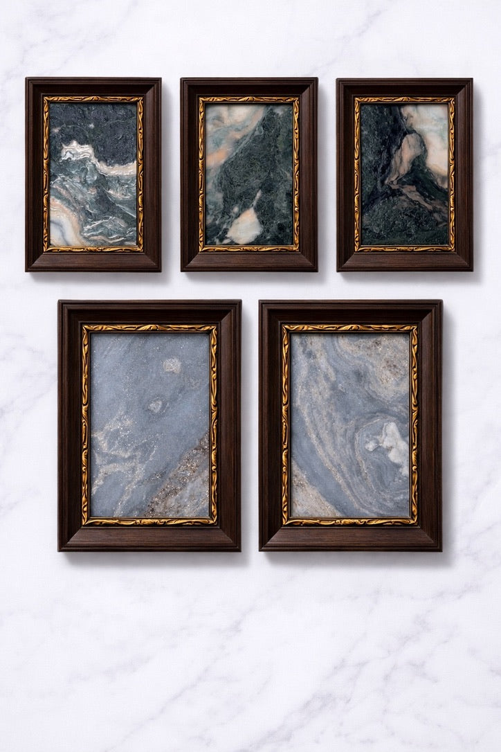 Small Marble Wall Art Framed