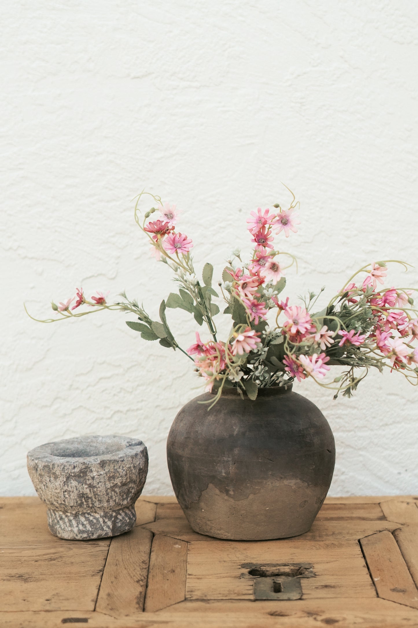 2 Artificial Wildflower Stems 2 colors