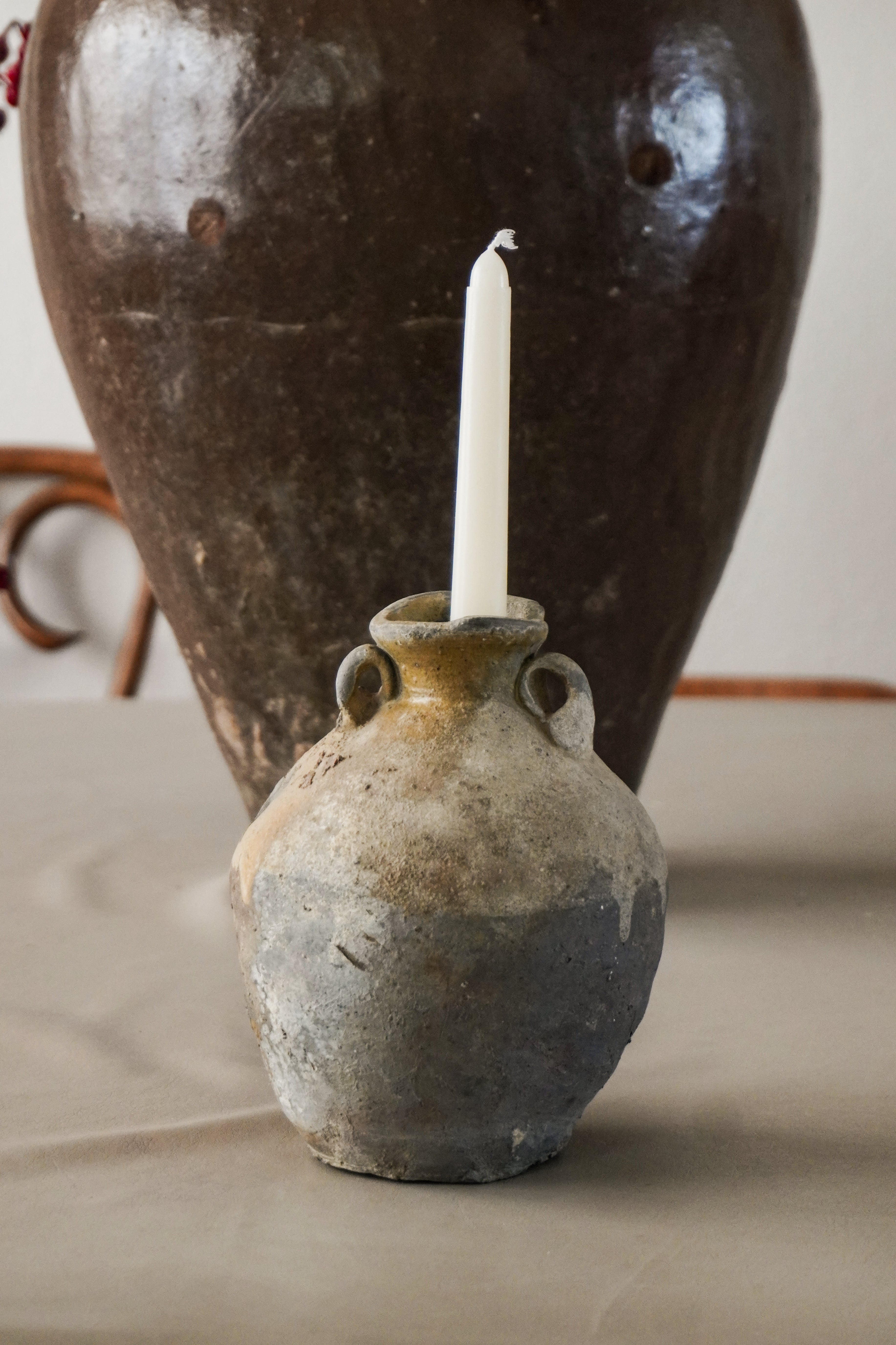 Vintage Pot Candle Holder