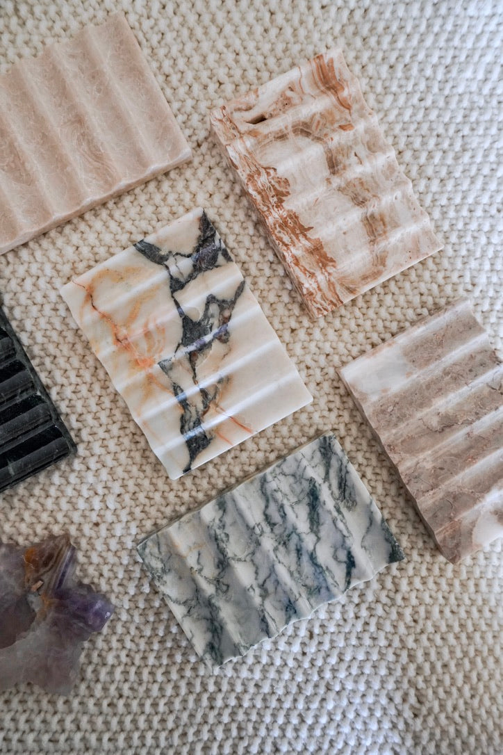 Marble Soap Dish--Multiple Colors