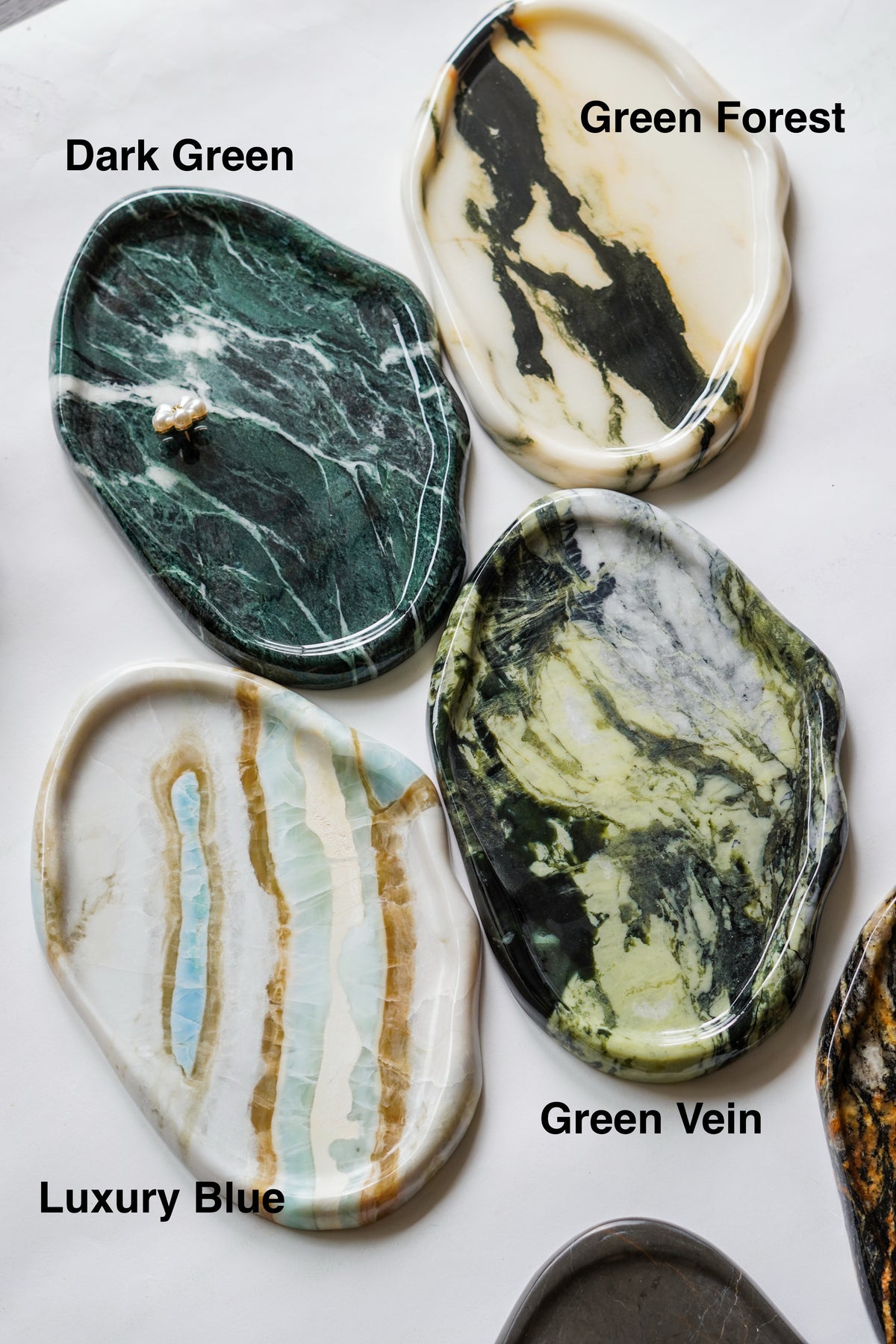 Marble Cloud Tray--Various Colors