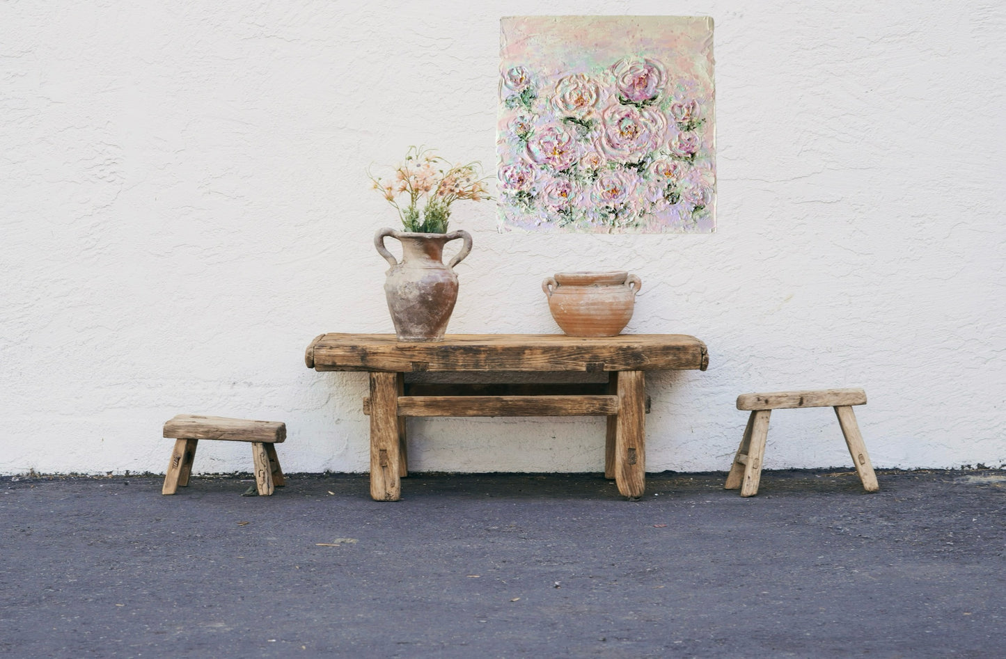 ShanXi II Vintage Elm Wood Coffee Table