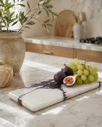 Calacatta Viola Marble Flat Tray
