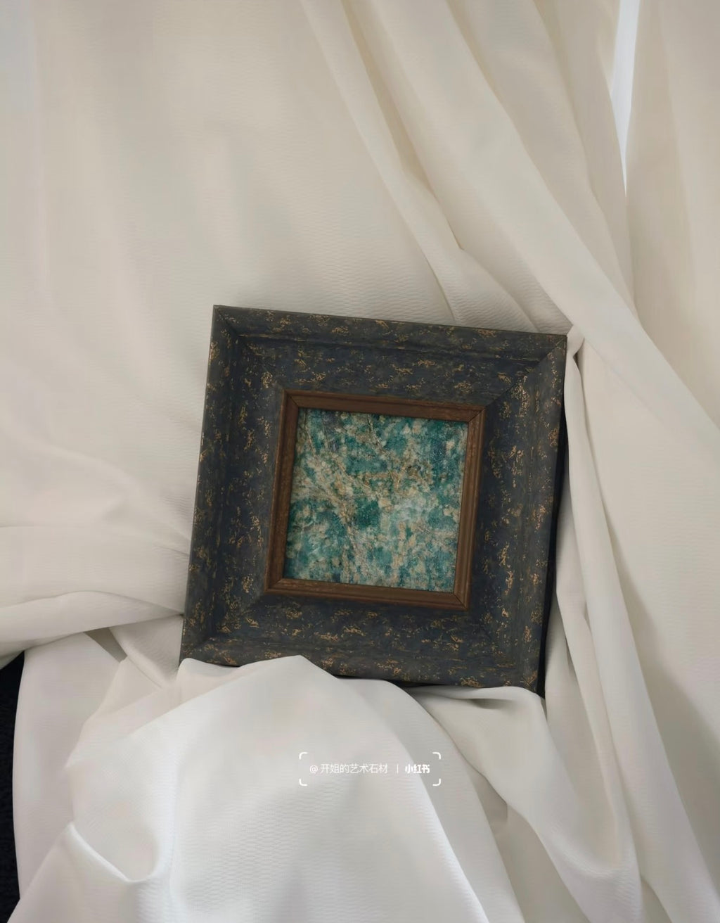 Small Marble Wall Artwork Collection--Green