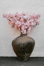 Vintage Chinese Earthenware Pot--Large Tall