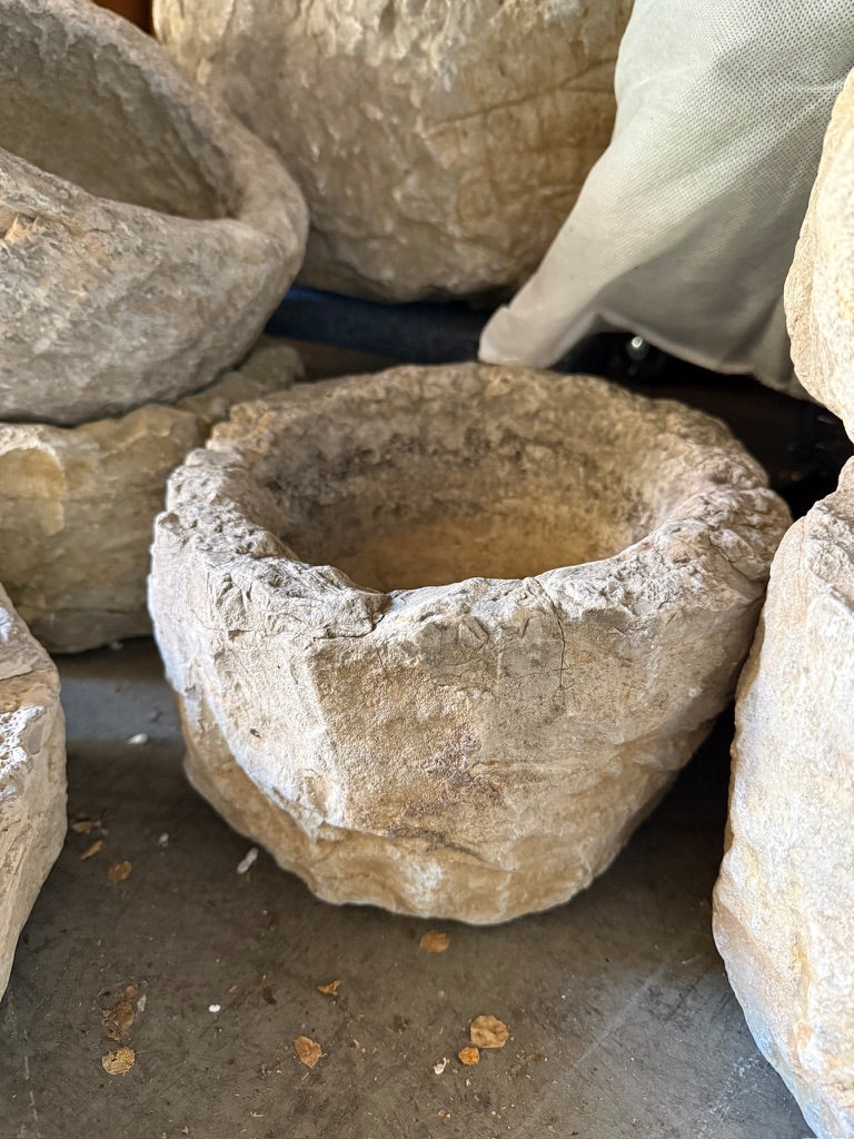 Vintage Stone Bowl Mortar