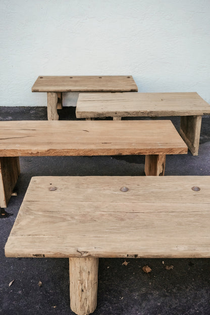 Vintage Rustic Wabi-Sabi Coffee Table - Various Size and Style