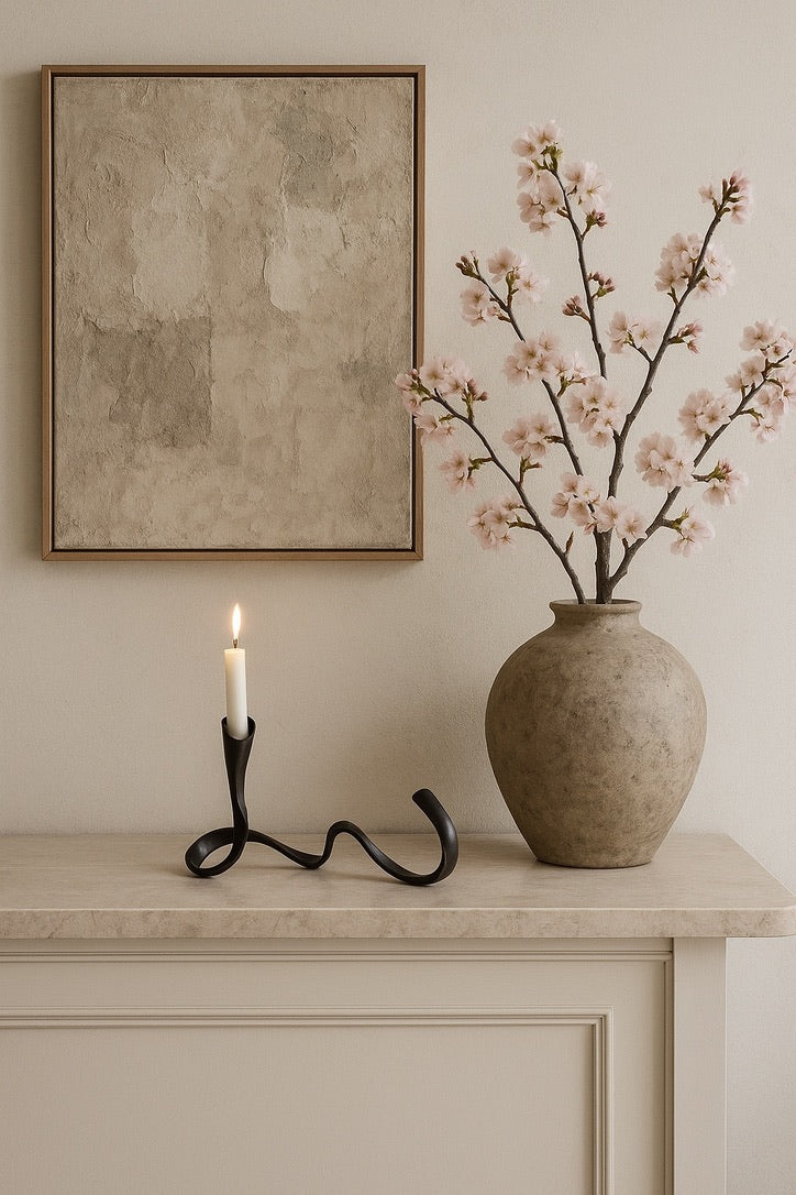 Wavy Sculpt Candle Holder