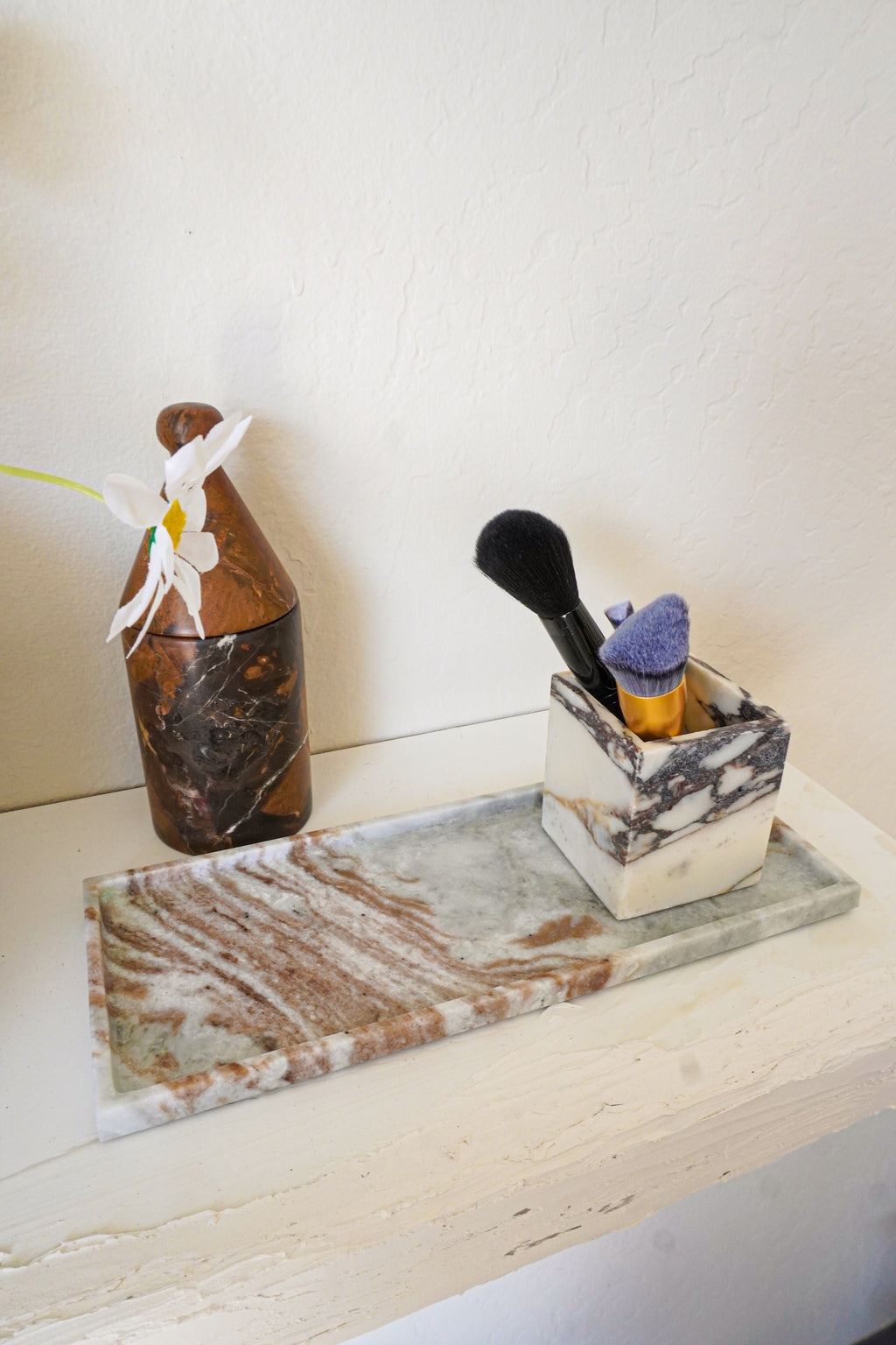 Rectangular Marble Tray-- Various Colors