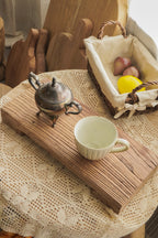 Vintage Reclaimed Elm Wood Riser – Rustic Display Stand