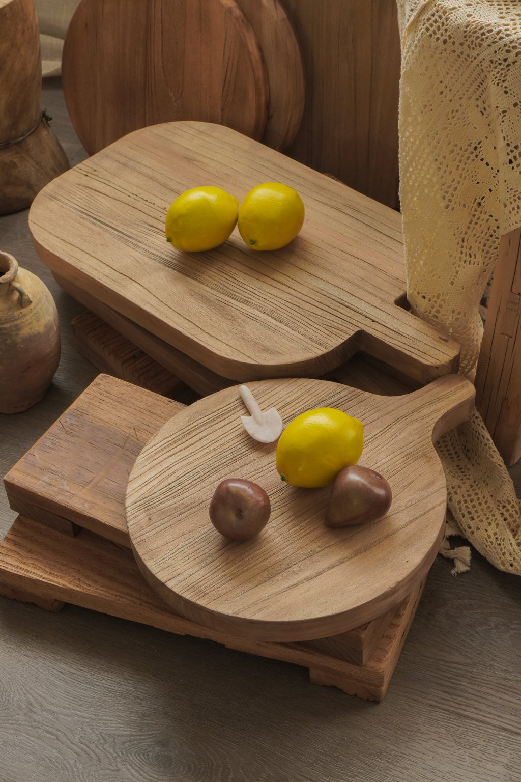 Vintage Reclaimed Cutting Borad--2 Shapes
