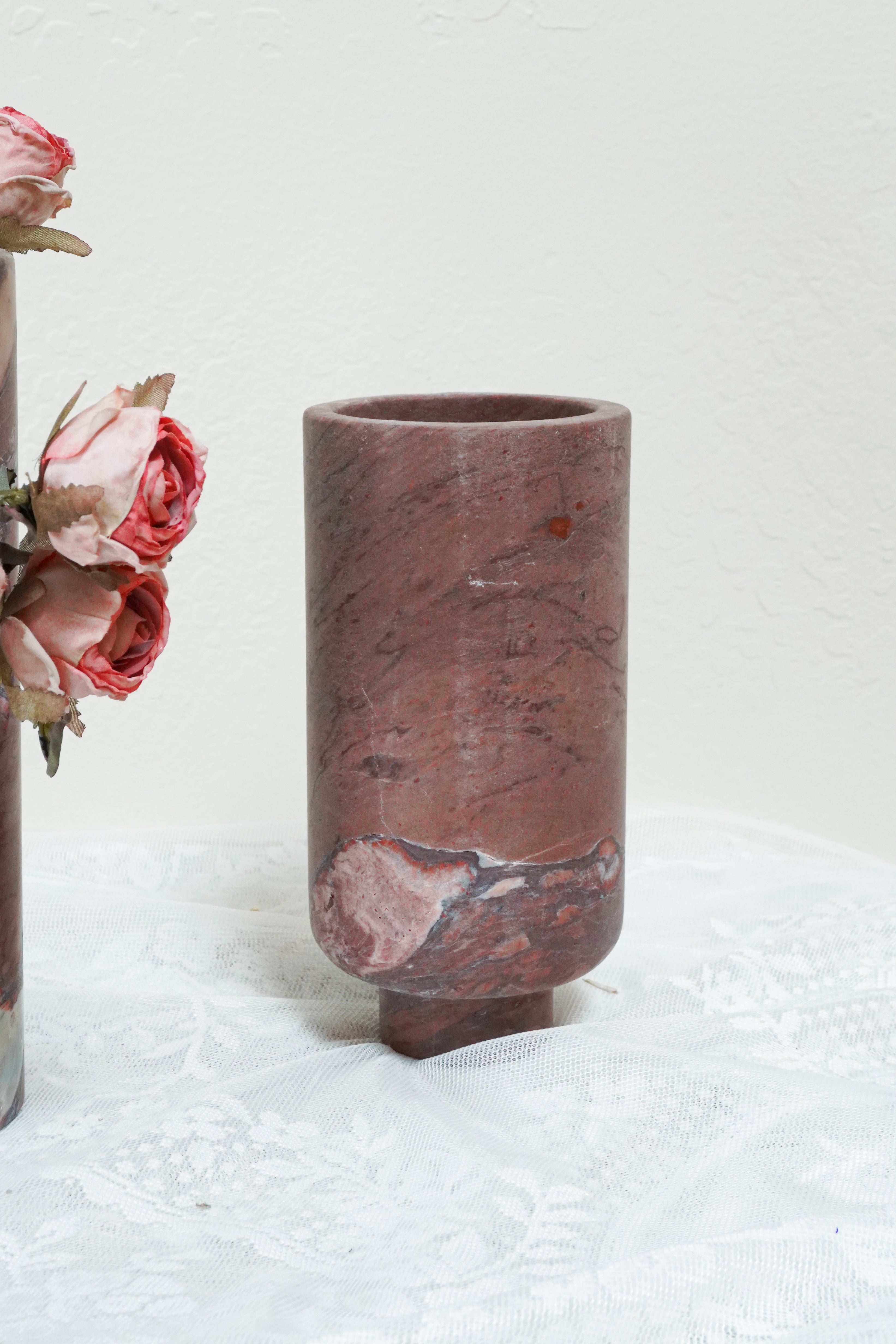 Calacatta Viola Chalice Vase