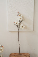 38'' White Magnolia Fake Flower Branch