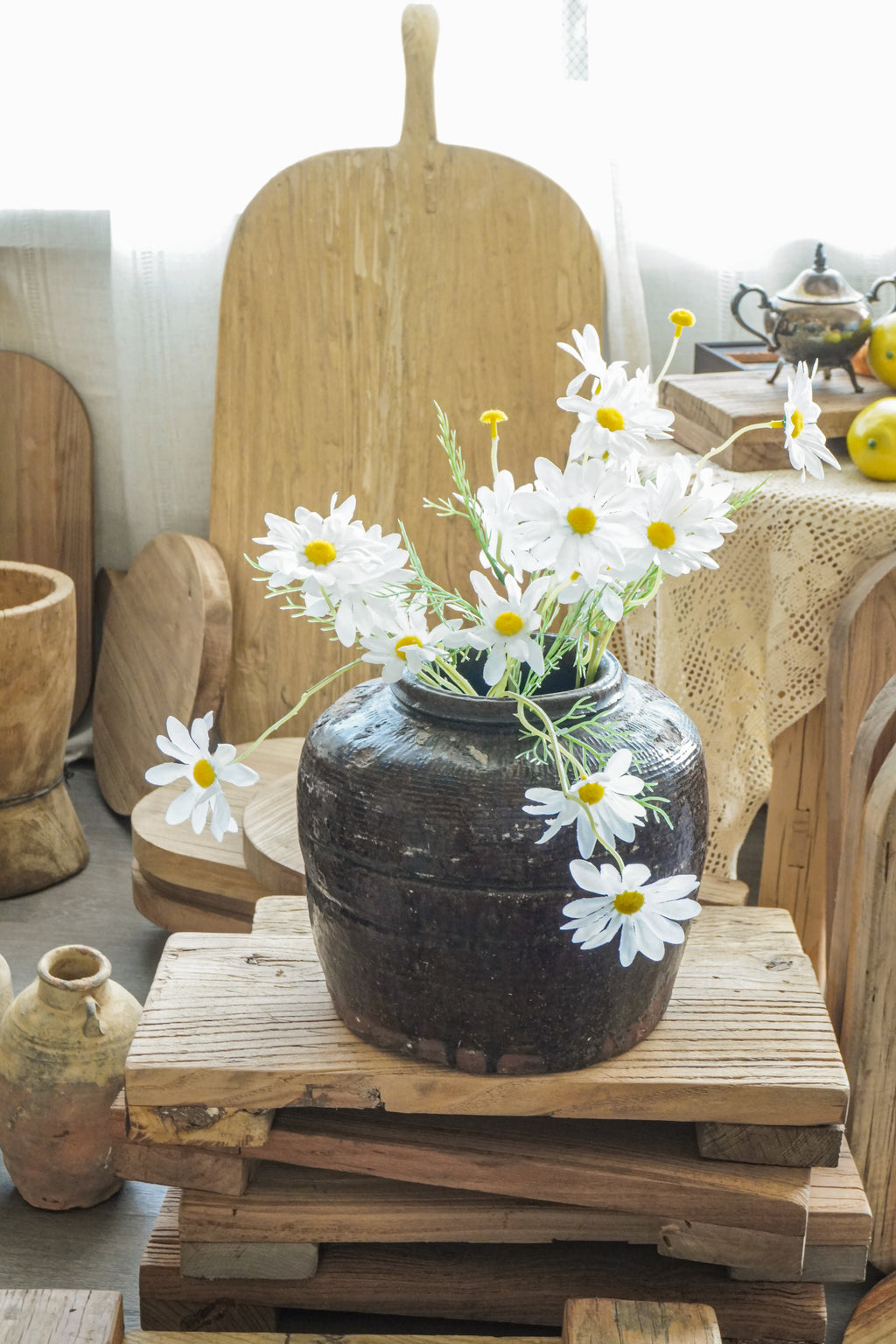 Vintage Rustic Bean Pot--Multiple Sizes