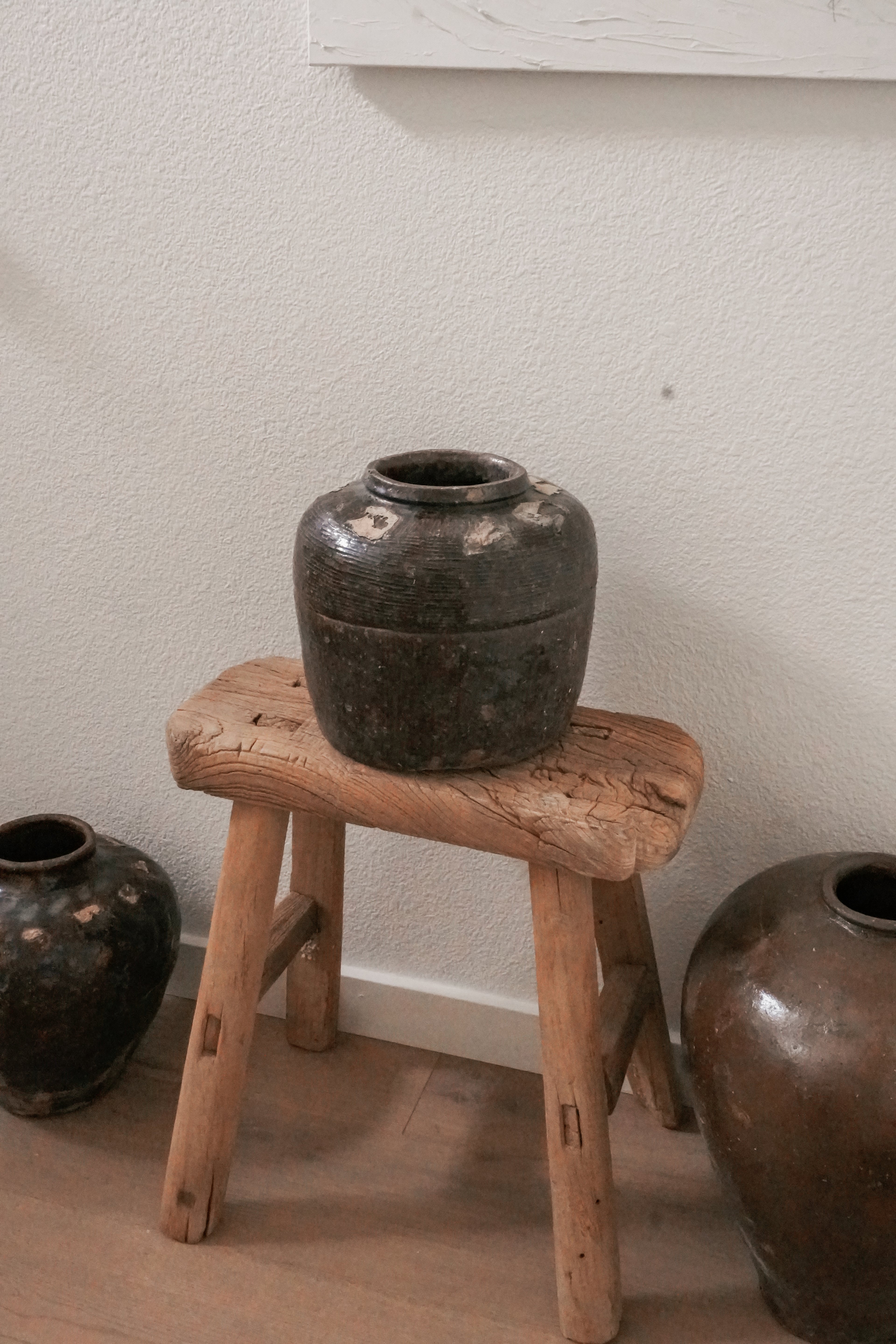 Vintage Rustic Bean Pot--Multiple Sizes