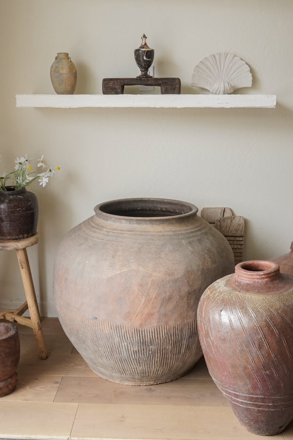 Vintage Rustic Terracotta Pot- XLarge