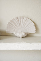 Natural Sandstone Seashell Wall Sconce
