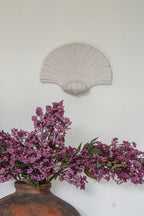 Natural Sandstone Seashell Wall Sconce