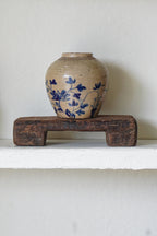 Antique Yunnan Fire Hearth Wood Riser , Mini Stool
