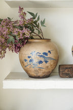 Vintage Blue and White Ceramic Pot--Different Options