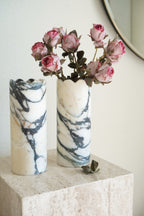 Calacatta Viola Marble Vase Lamp