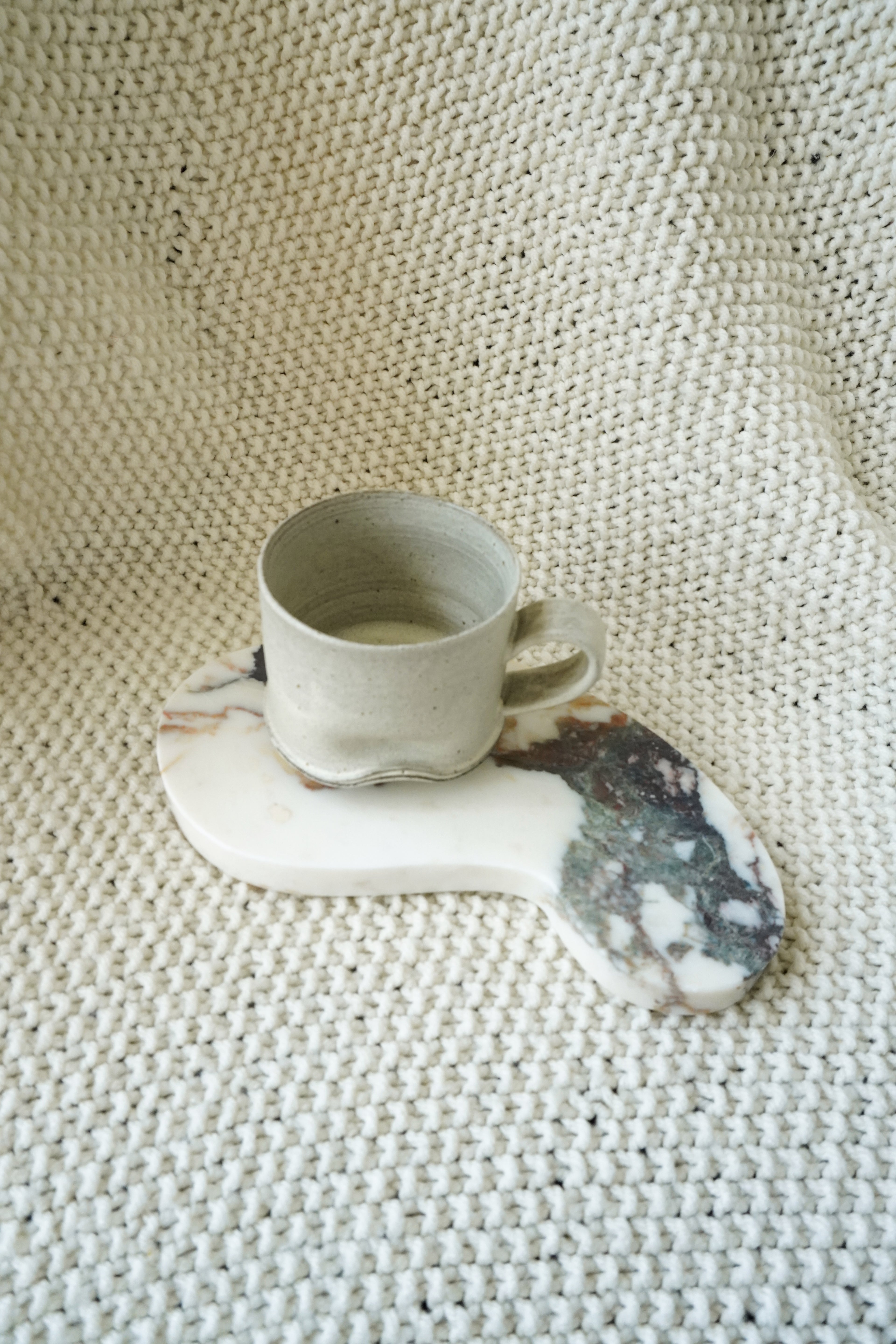 Calacatta Viola Kidney Shape Marble Tray