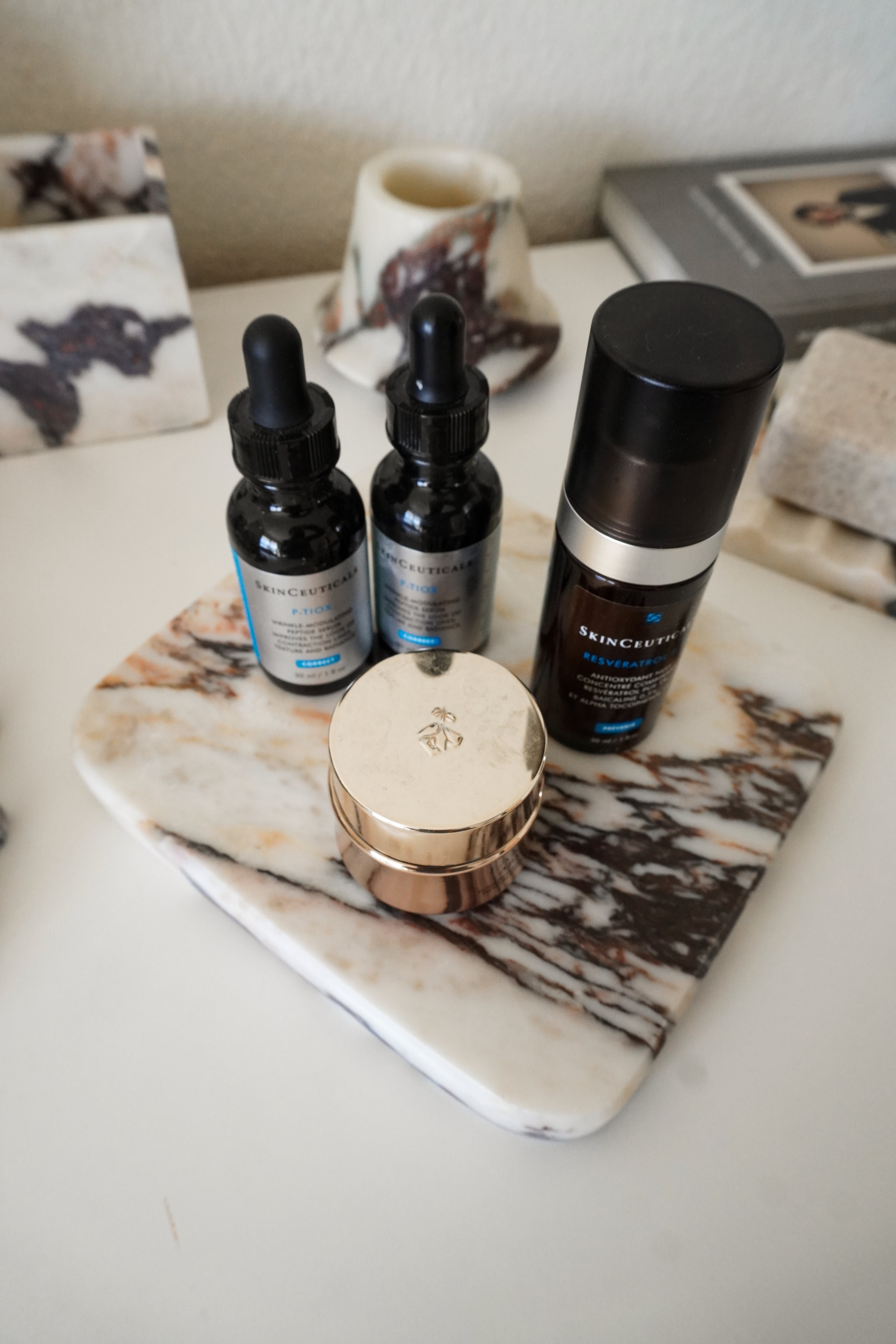 Calacatta Viola Marble Square Tray