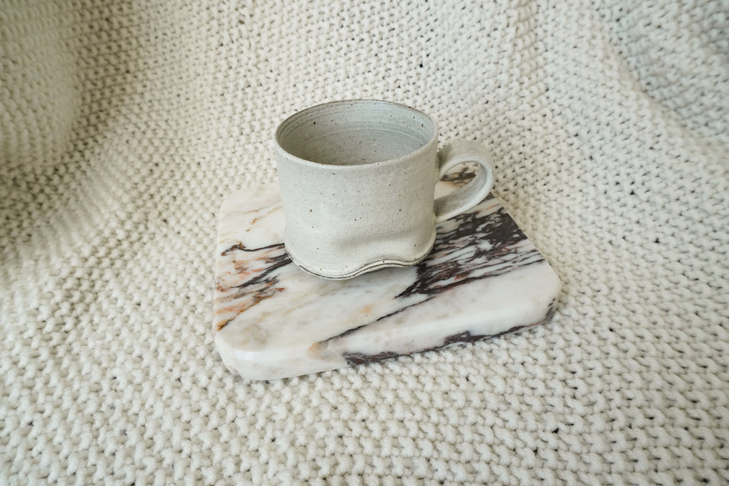 Calacatta Viola Marble Square Tray