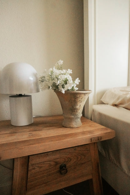 Miji Vintage Clay Vase, Rustic Terracotta Pot