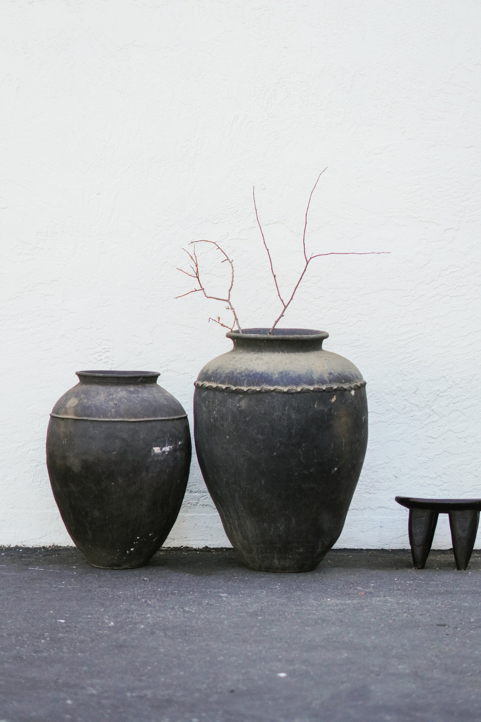 Rustic Large planter or vessel or pot from China