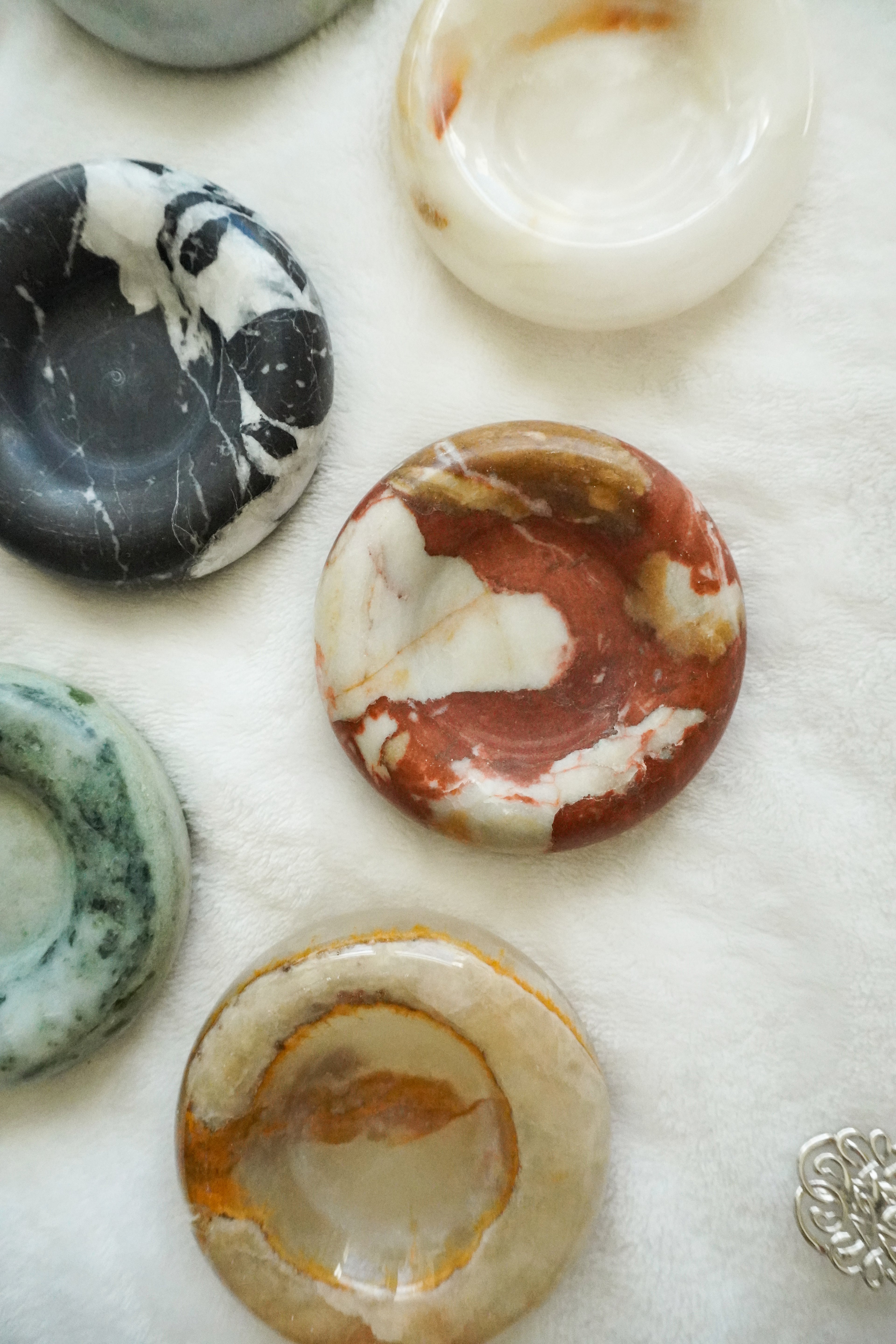 Small Marble Catchall Tray--Multiple Colors