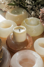 Large Catchall Onyx Candle Holder