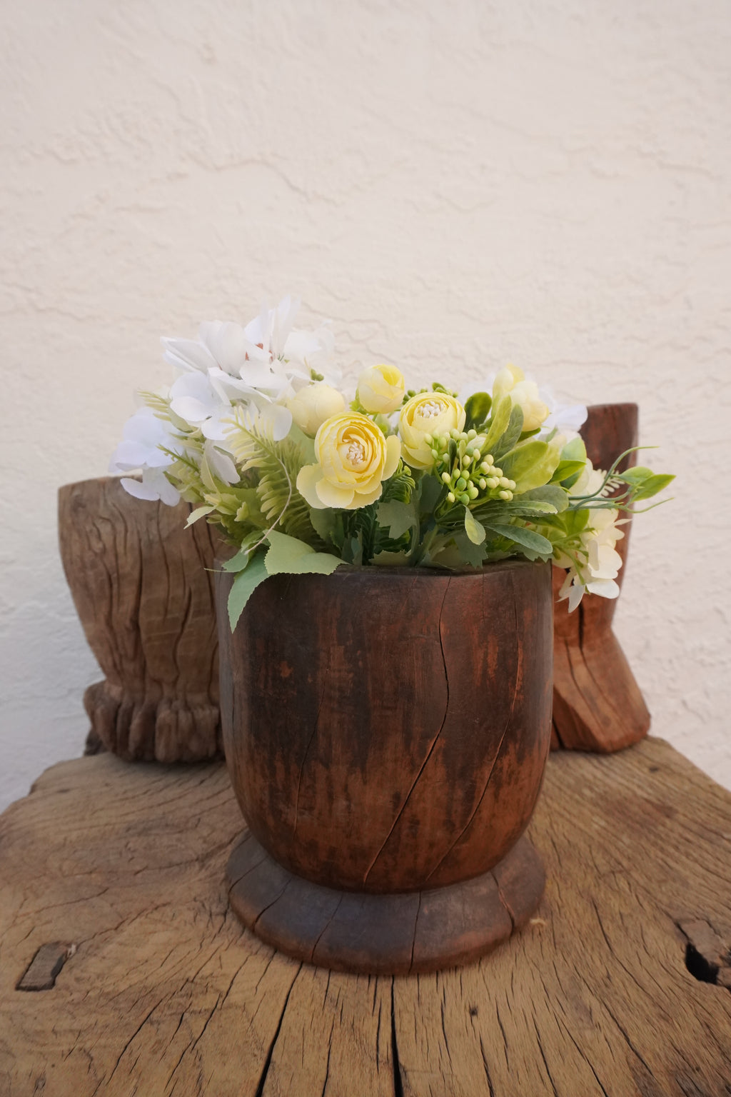 Vintage Wooden Planter