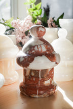 Versatile Stone Lidded Jar--Multiple Colors