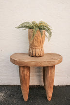 Senufo Stool Bench Side Table