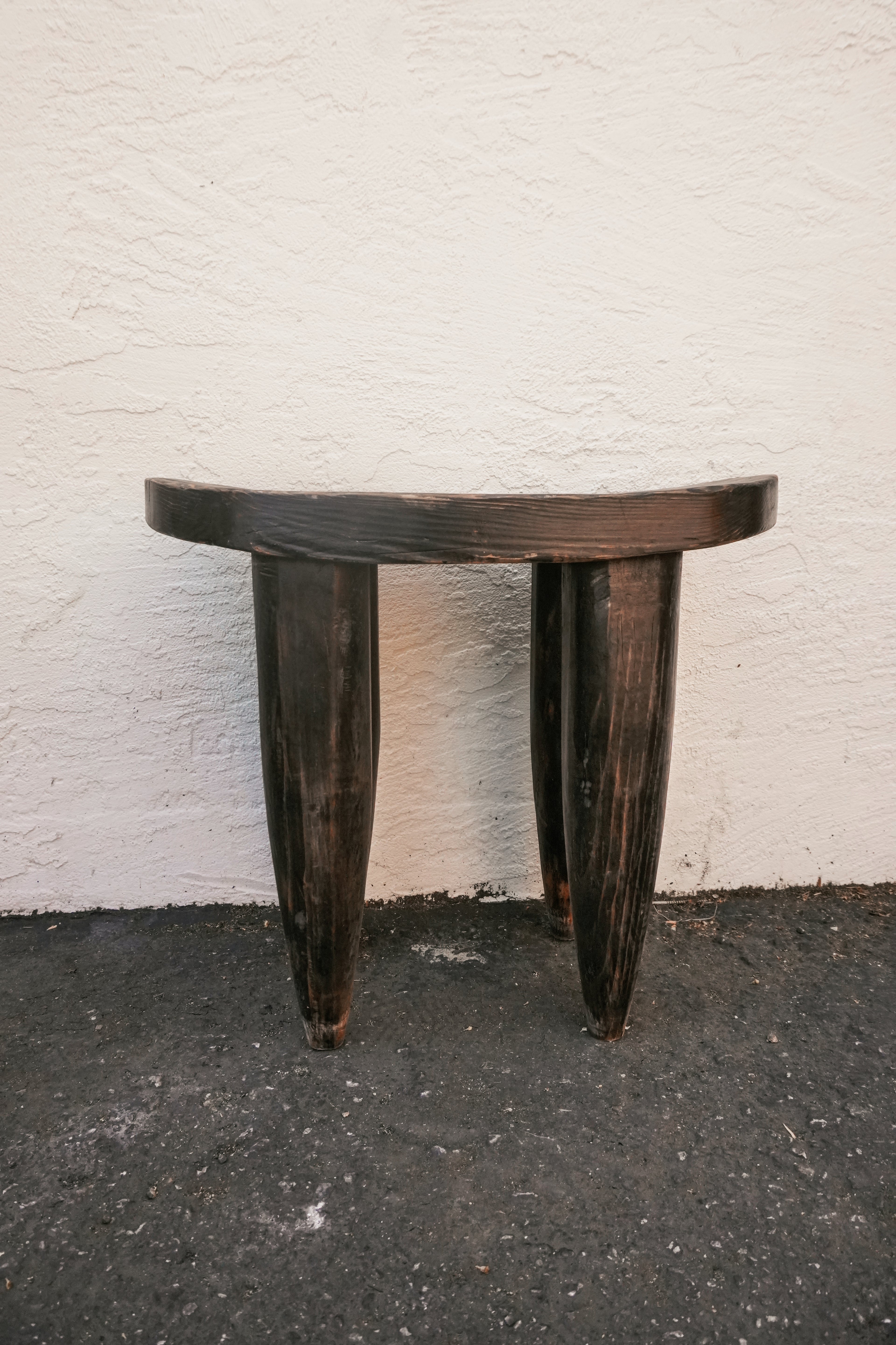 Senufo Stool Bench Side Table