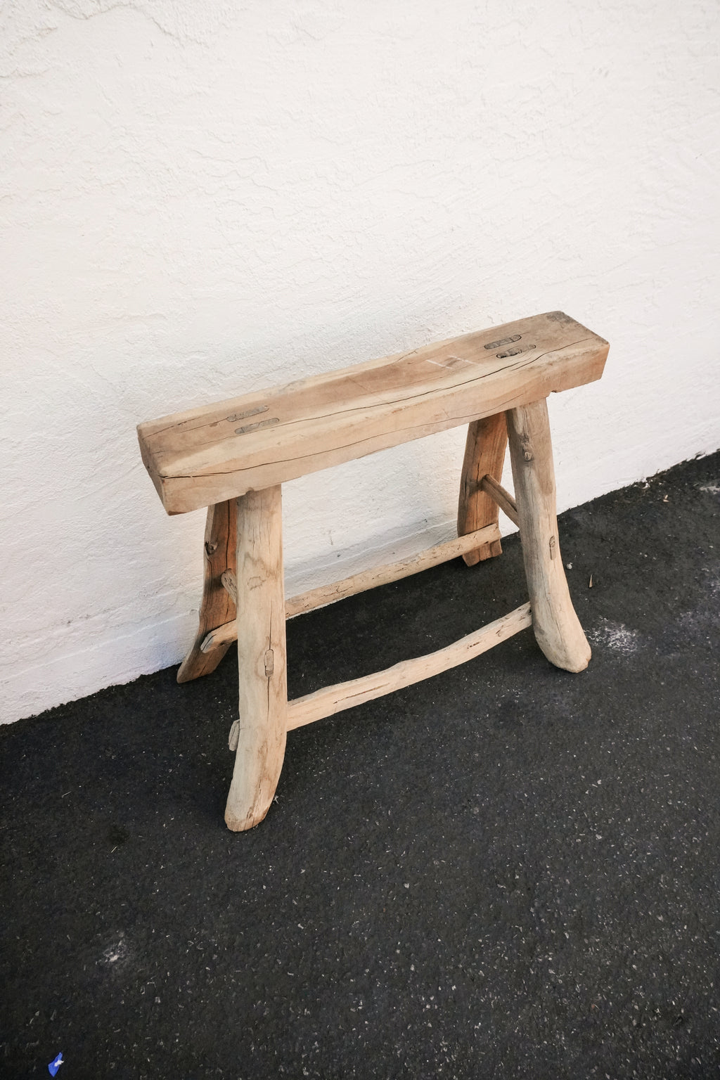 YangYi Vintage High Wood Console Stool
