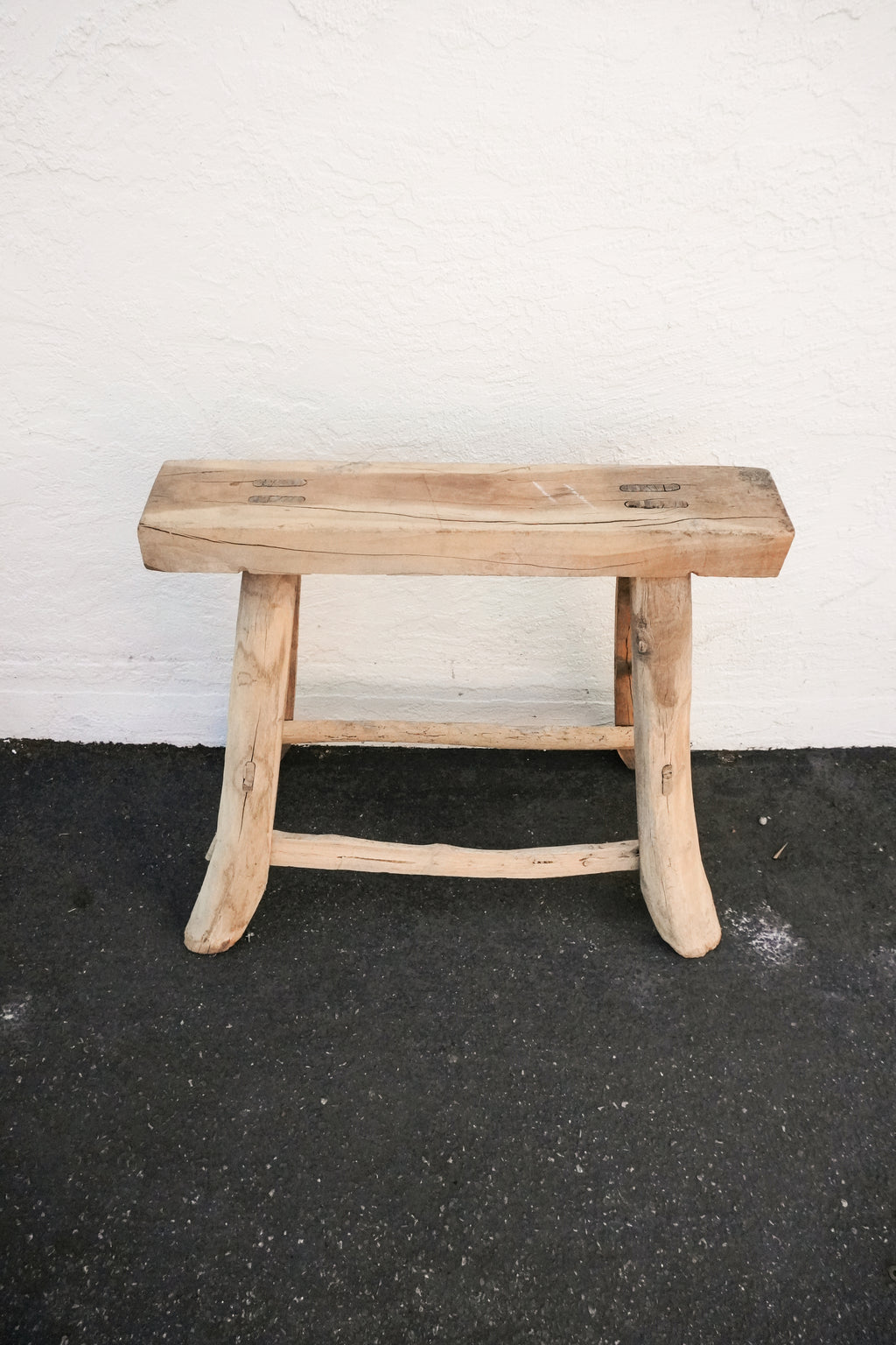 YangYi Vintage High Wood Console Stool