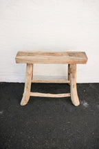 YangYi Vintage High Wood Console Stool