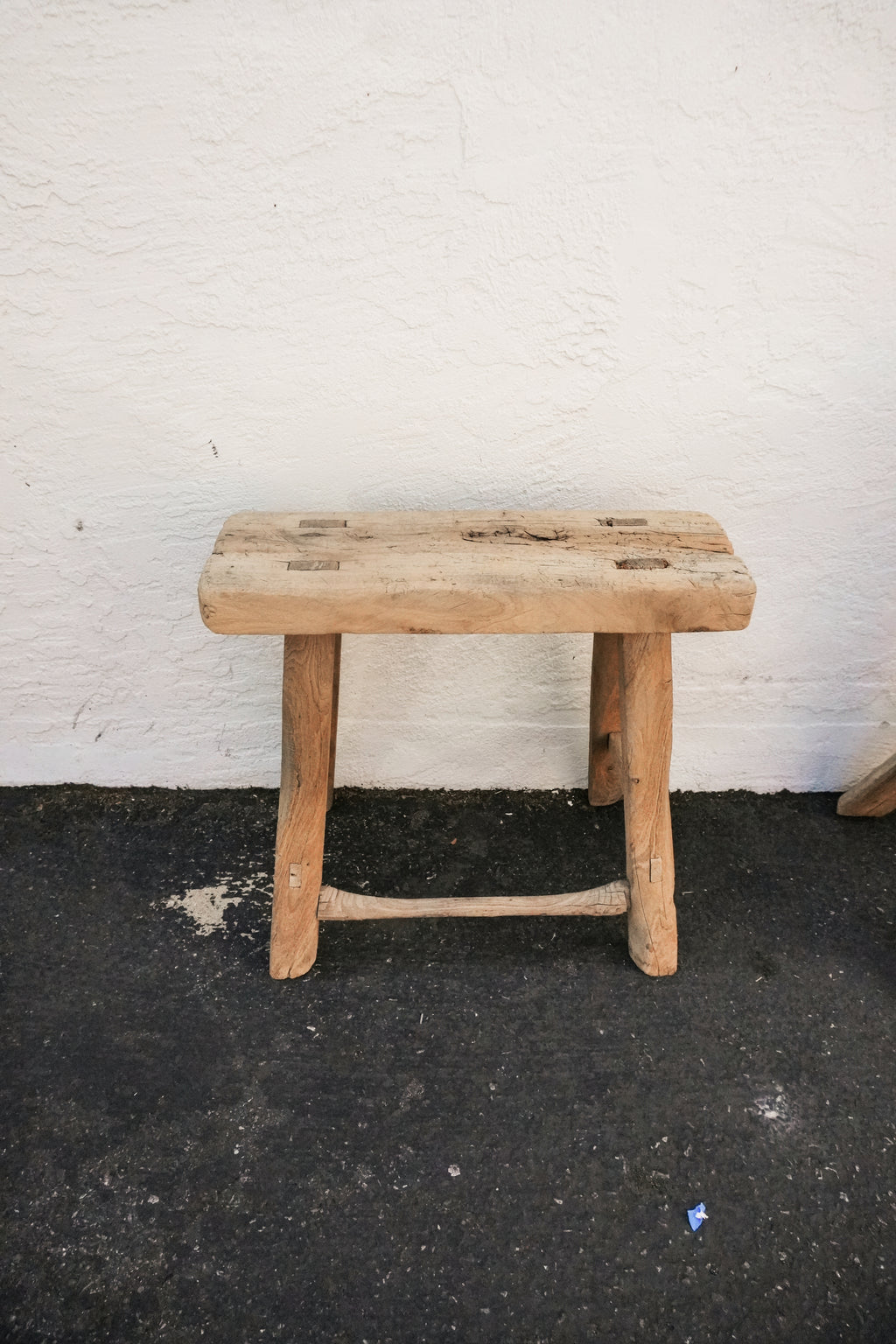 YangYi Vintage High Wood Console Stool