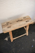 YangYi Vintage High Wood Console Stool