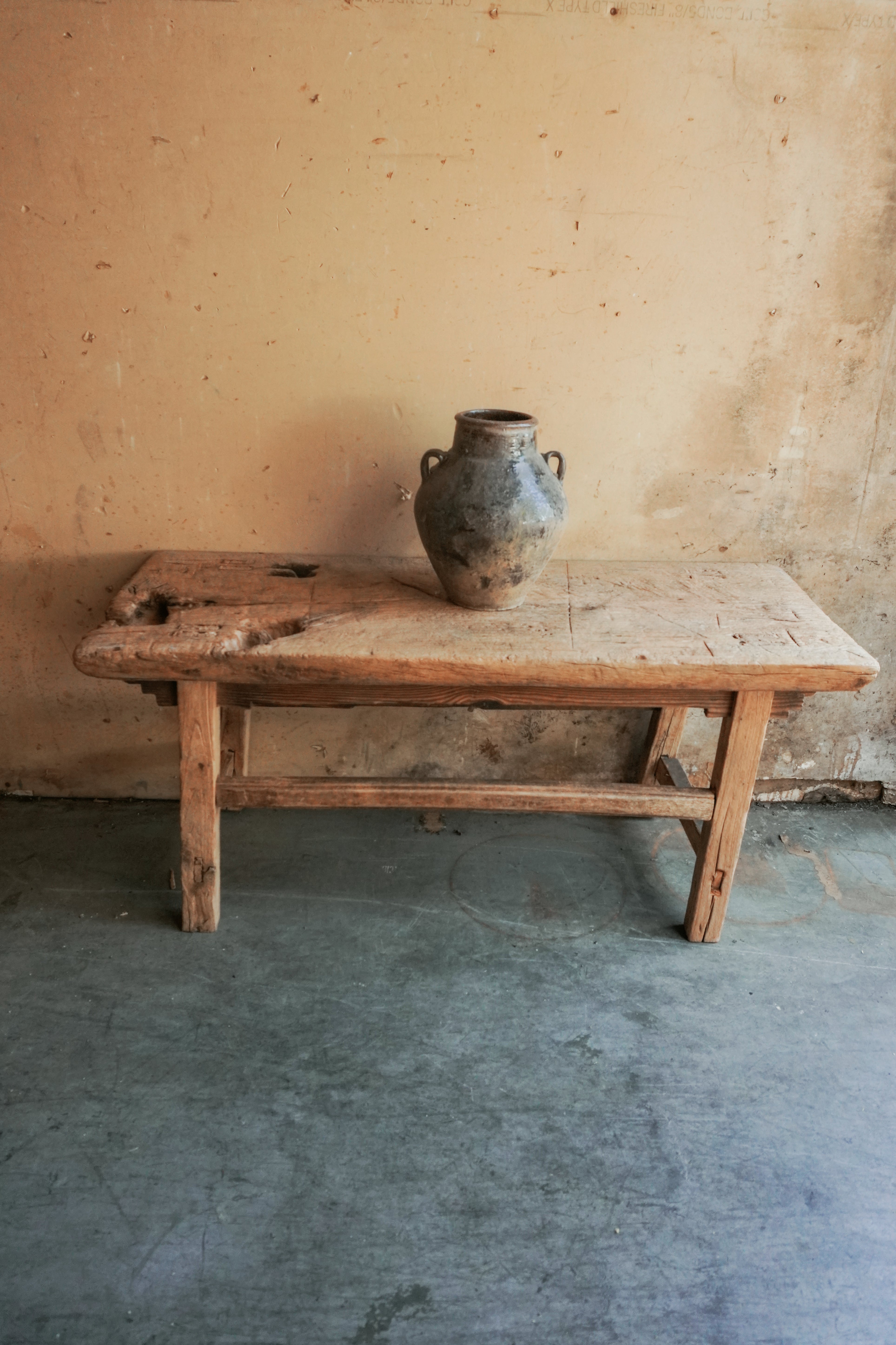 Yunnan Wabi-Sabi Entryway Console ,Coffee Table,Bench – Queena Clay