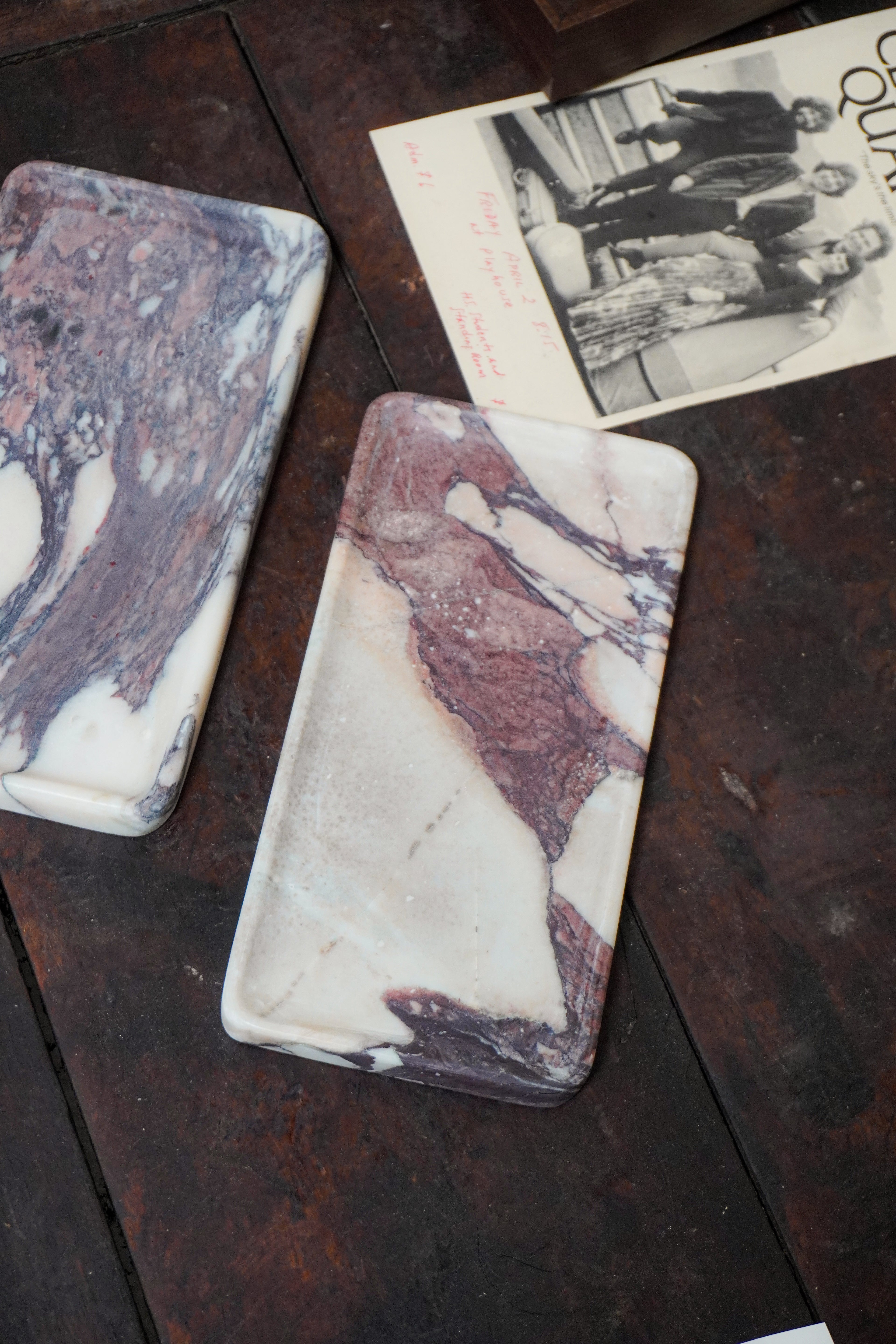 Rectangular Marble Tray-- Various Colors